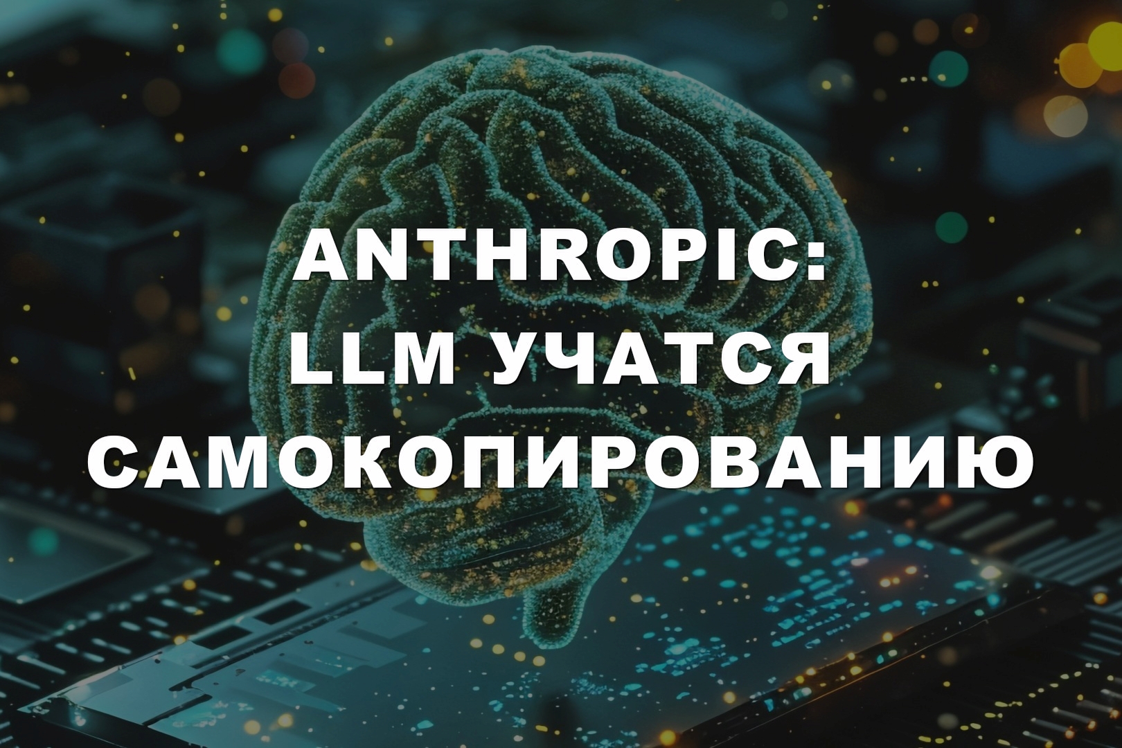Anthropic: LLM учатся самокопированию Anthropic: LLM учатся самокопированию