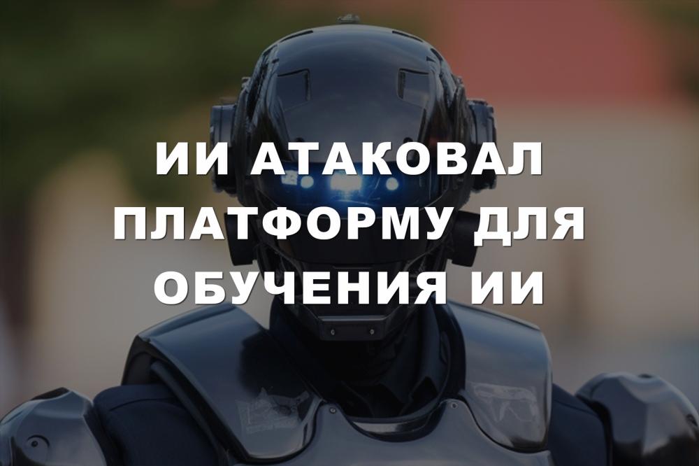 ИИ атаковал платформу для обучения ИИ